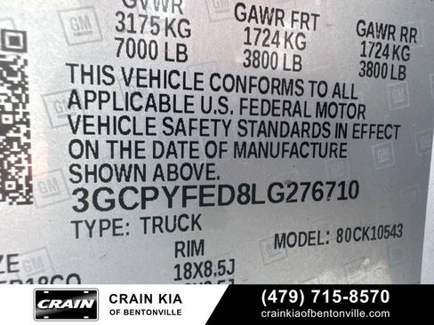 Used 2020 Chevrolet Silverado 1500 LT Trail Boss AWD/4WD image 11