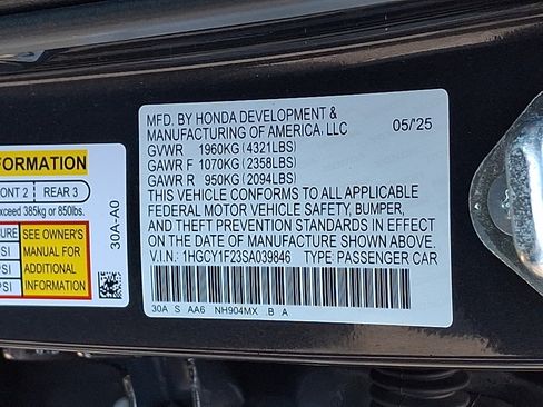 Used 2025 Honda Accord LX image 28