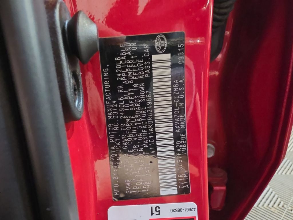 Used 2024 Toyota Camry LE FWD image 26