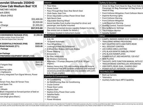 Used 2024 Chevrolet Silverado 2500 Custom w/ Custom Convenience Package AWD/4WD image 3
