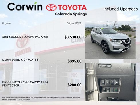 Used 2019 Nissan Rogue SV w/ Sun & Sound Touring Package AWD/4WD image 4