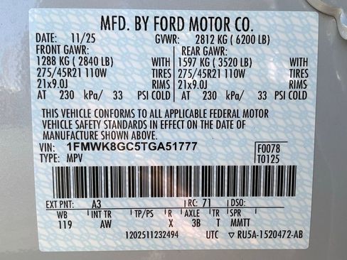 New 2026 Ford Explorer ST w/ Sun And Sound Package image 54