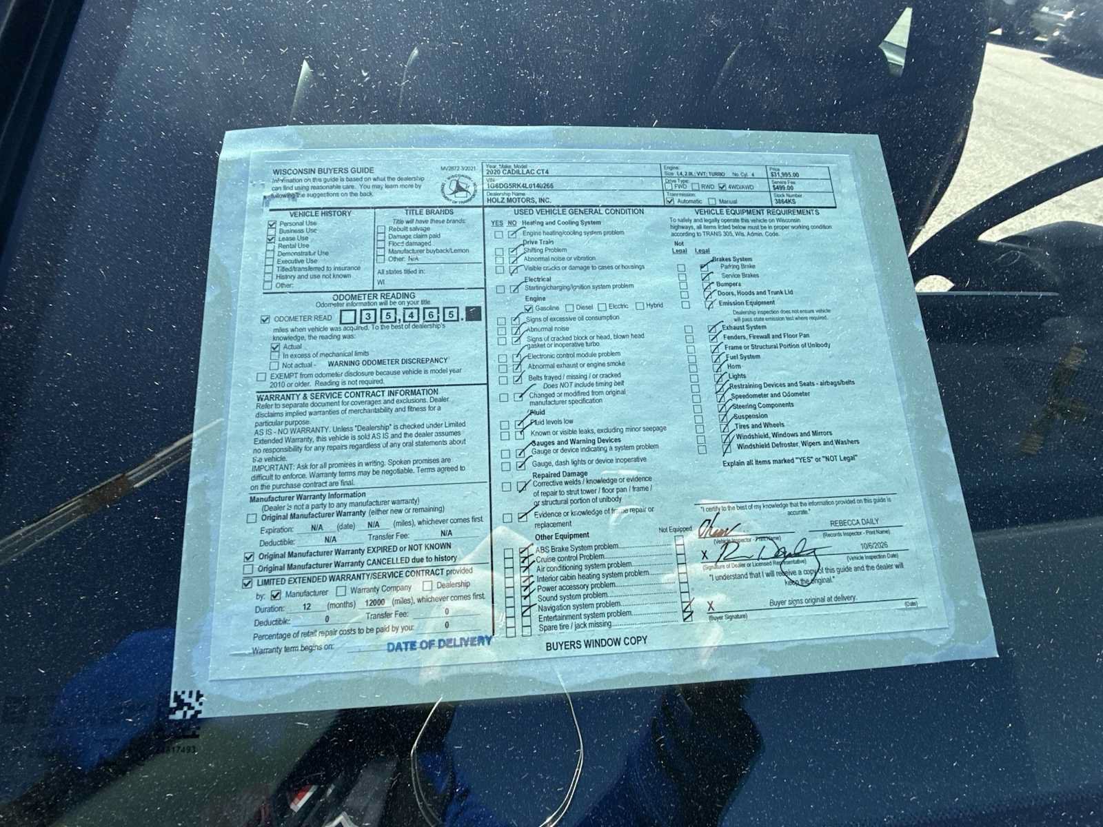 Certified 2020 Cadillac CT4 Sport AWD/4WD image 32