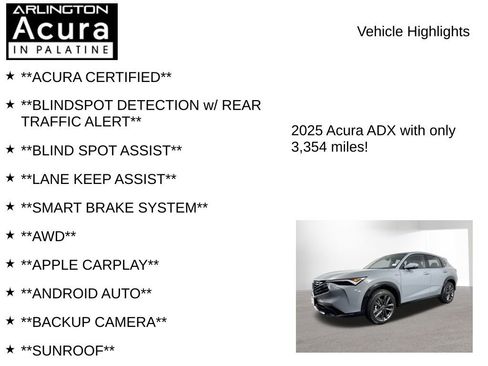 Certified 2025 Acura ADX A-Spec image 7