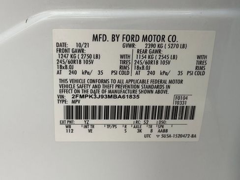 Used 2021 Ford Edge SEL w/ Convenience Package FWD image 32