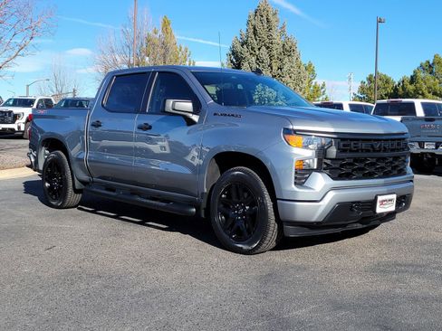 Used 2023 Chevrolet Silverado 1500 Custom w/ LPO, Dark Essentials Package image 1