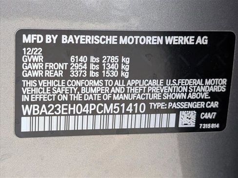 Used 2023 BMW 740i w/ Parking Assistance Package RWD image 20