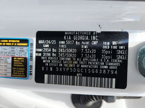 Certified 2025 Kia Telluride SX X-Line AWD/4WD image 32