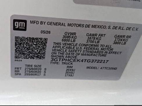New 2026 GMC Sierra 1500 Elevation w/ Elevation Select Package RWD image 44