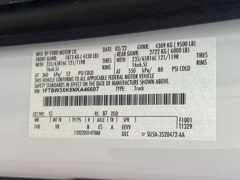 Used 2022 Ford E-Transit 148 High Roof Extended RWD image 16