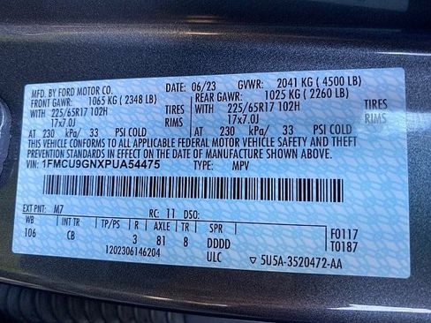 Certified 2023 Ford Escape Active AWD/4WD image 62