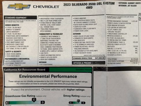 Used 2023 Chevrolet Silverado 2500 Custom w/ Custom Convenience Package image 59