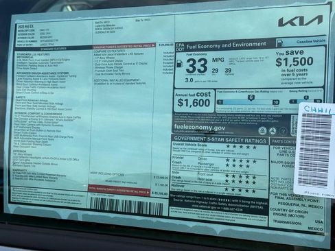 New 2025 Kia K4 EX image 19