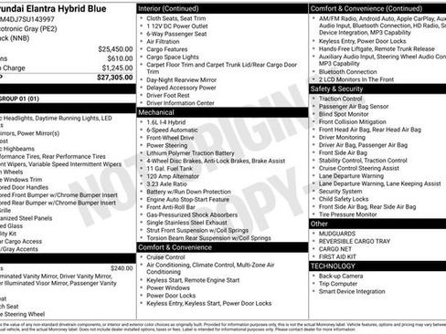 Certified 2025 Hyundai Elantra Blue image 24