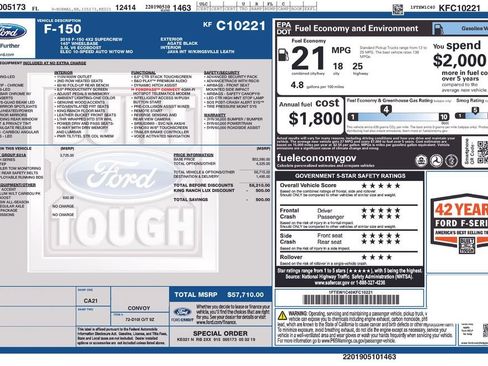 Used 2019 Ford F150 King Ranch w/ Equipment Group 601A Luxury image 5