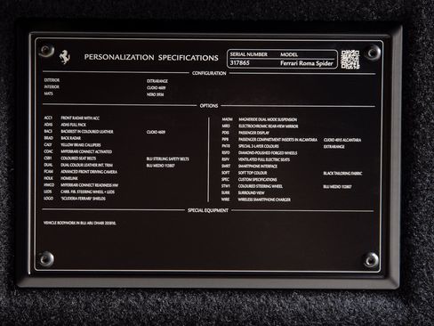 Certified 2025 Ferrari Roma Spider RWD image 42
