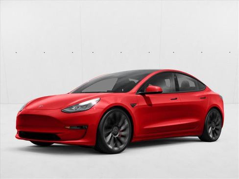 Used 2021 Tesla Model 3 Performance AWD/4WD image 1