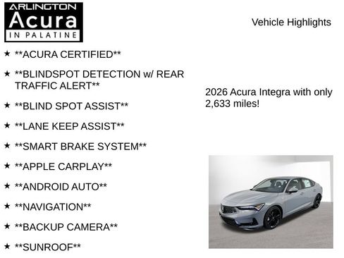 Used 2026 Acura Integra A-Spec FWD image 7