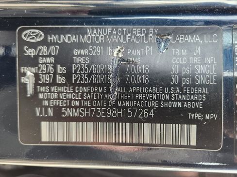 Used 2008 Hyundai Santa Fe Limited image 31