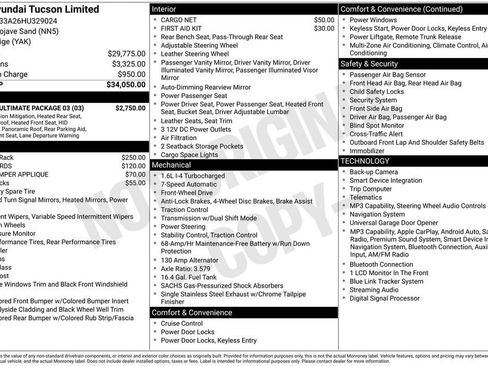 Used 2017 Hyundai Tucson Limited w/ Limited Ultimate Package 03 FWD image 10