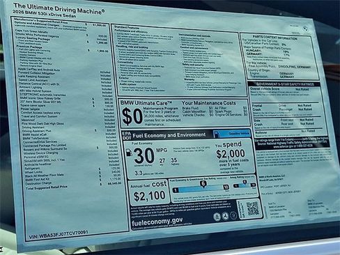 Certified 2026 BMW 530i xDrive w/ Premium Package image 20