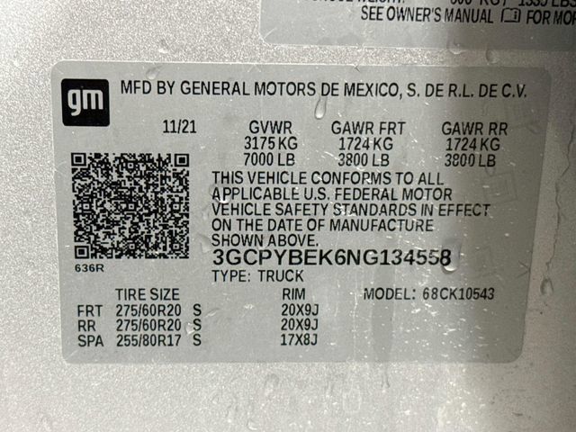 Used 2022 Chevrolet Silverado 1500 Custom w/ Safety Confidence Package AWD/4WD image 29