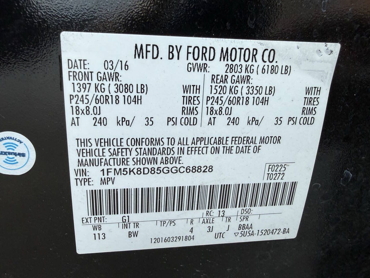 Used 2016 Ford Explorer XLT w/ Equipment Group 202A AWD/4WD image 31