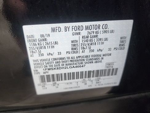 Used 2020 Ford Explorer XLT w/ Equipment Group 202A AWD/4WD image 42