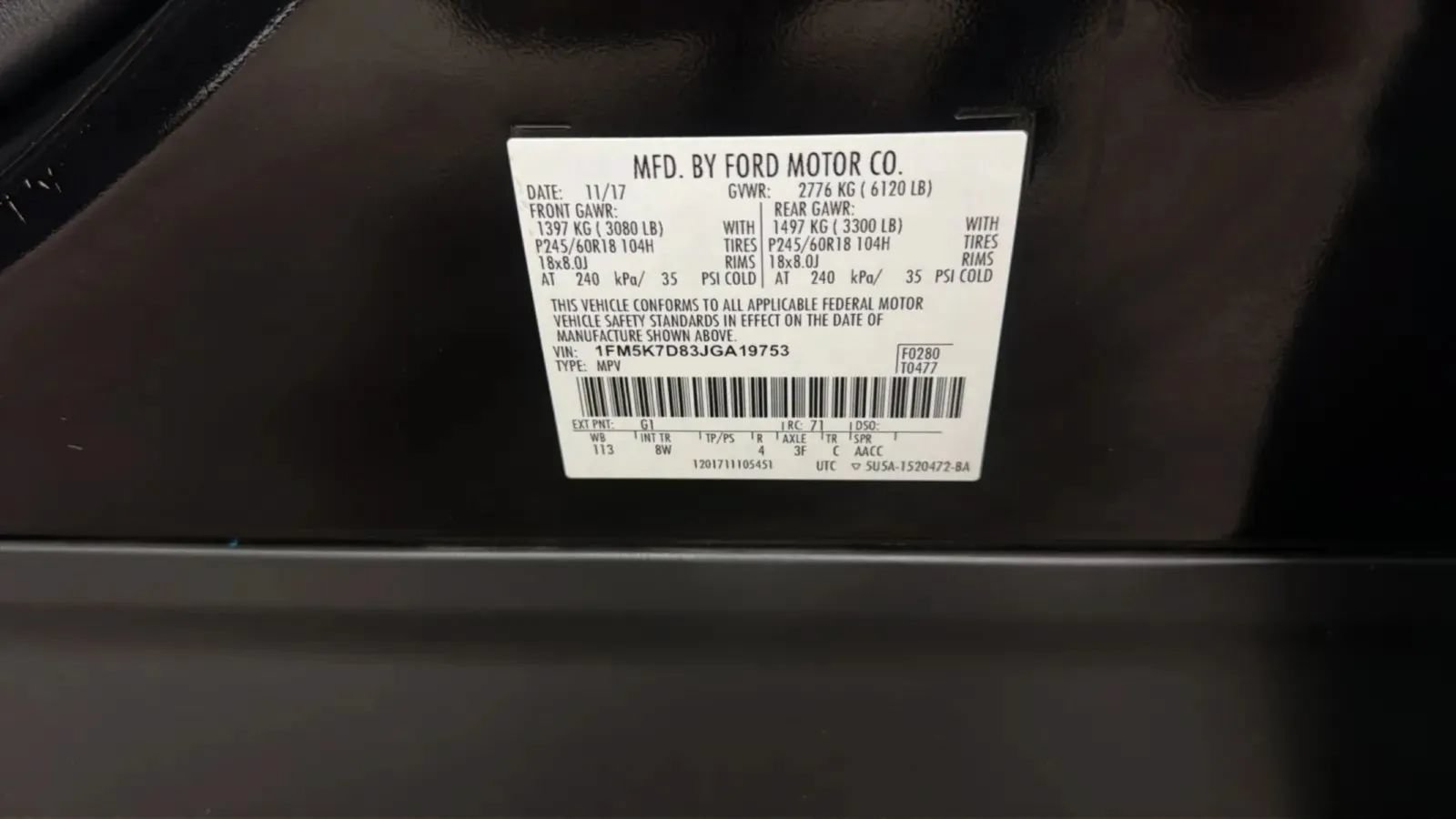 Used 2018 Ford Explorer XLT w/ Equipment Group 201A FWD image 24