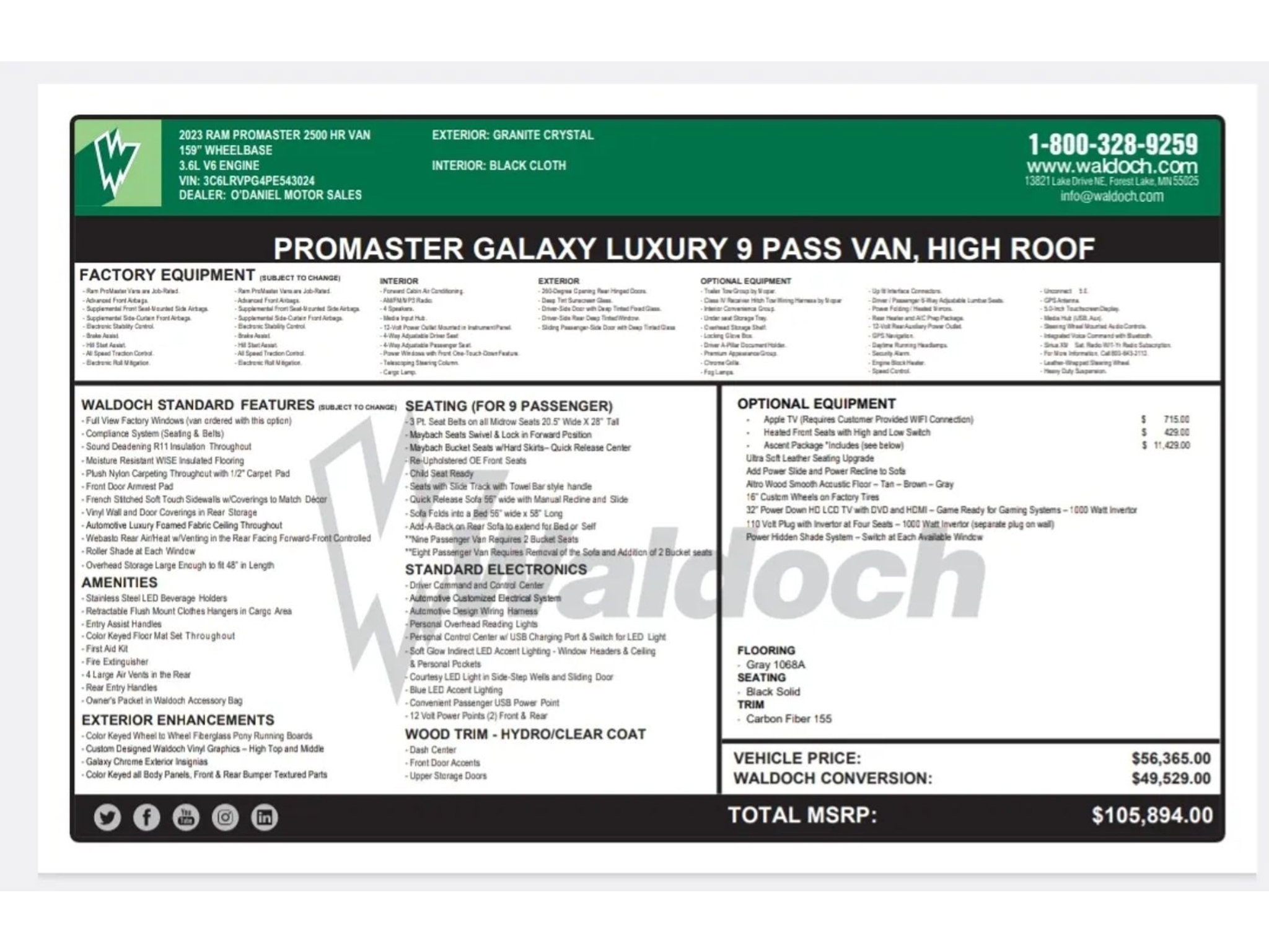 Used 2023 RAM ProMaster 2500 w/ Premium Convenience Group (B) FWD image 26