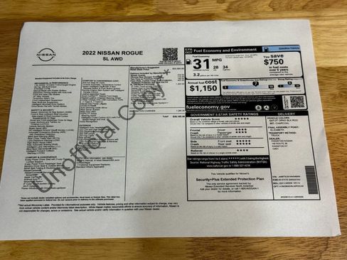 Used 2022 Nissan Rogue SL w/ SL Premium Package image 38