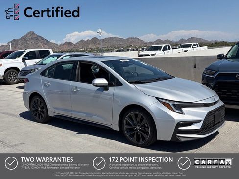 Used 2024 Toyota Corolla XSE FWD image 1