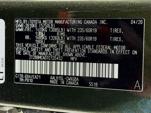 New 2026 Lexus RX 350h AWD/4WD image 24