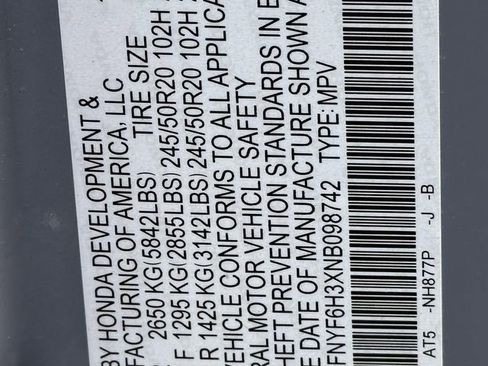 Used 2022 Honda Pilot Sport image 33