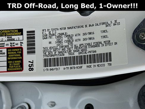Used 2023 Toyota Tacoma TRD Off-Road image 30