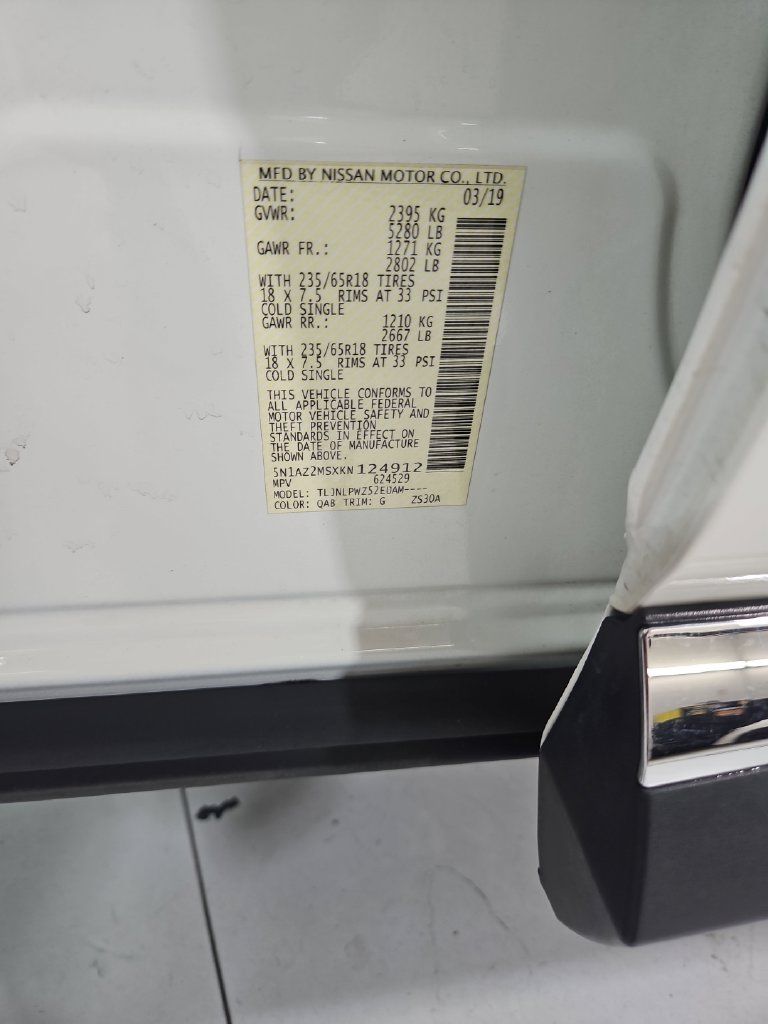 Used 2019 Nissan Murano S AWD/4WD image 29