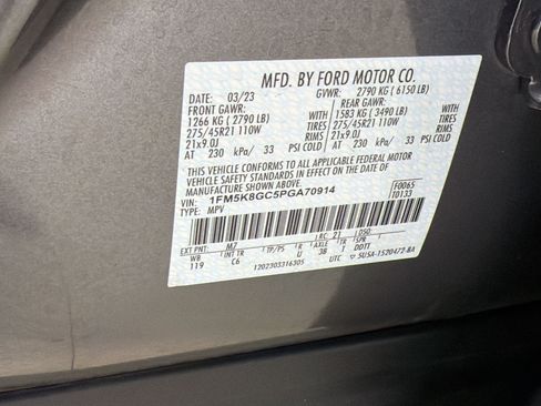 Certified 2023 Ford Explorer ST w/ Equipment Group 401A AWD/4WD image 23