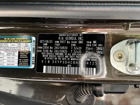 Used 2022 Kia Telluride EX w/ EX Premium Package AWD/4WD image 19