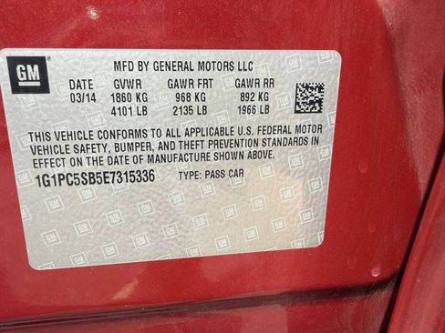 Used 2014 Chevrolet Cruze LT w/ RS Package FWD image 27