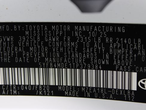 Used 2026 Toyota Corolla LE FWD image 38