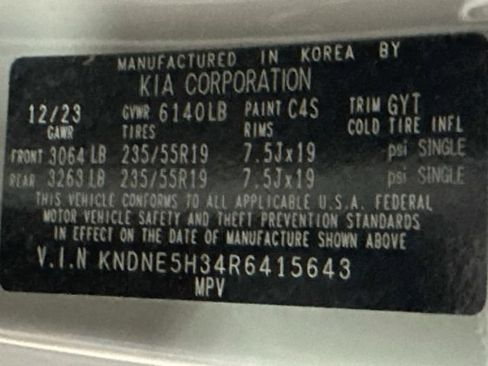 Used 2024 Kia Carnival SX FWD image 34