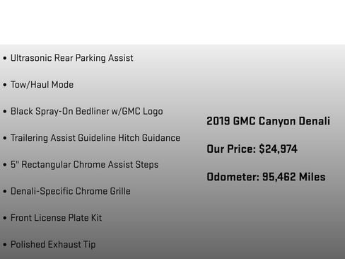 Used 2019 GMC Canyon Denali AWD/4WD image 30