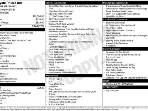 Used 2014 Toyota Prius C One image 2