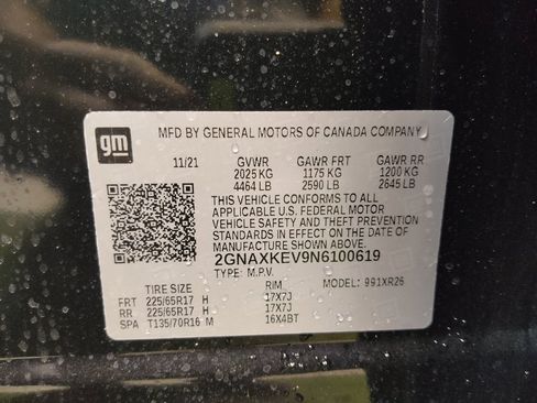 Used 2022 Chevrolet Equinox LT FWD image 33