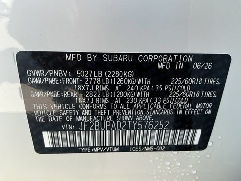 New 2026 Subaru Outback Premium AWD/4WD image 27