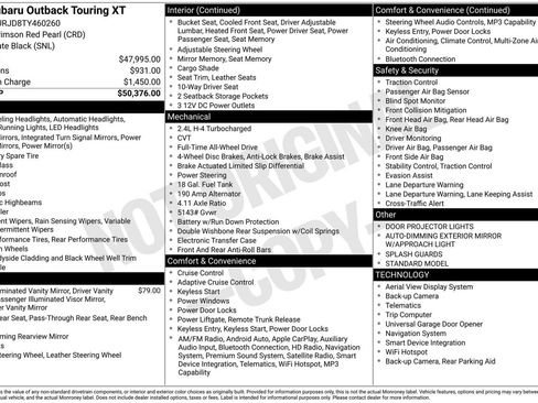 Used 2026 Subaru Outback Touring XT AWD/4WD image 3