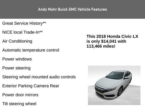 Used 2018 Honda Civic LX image 4