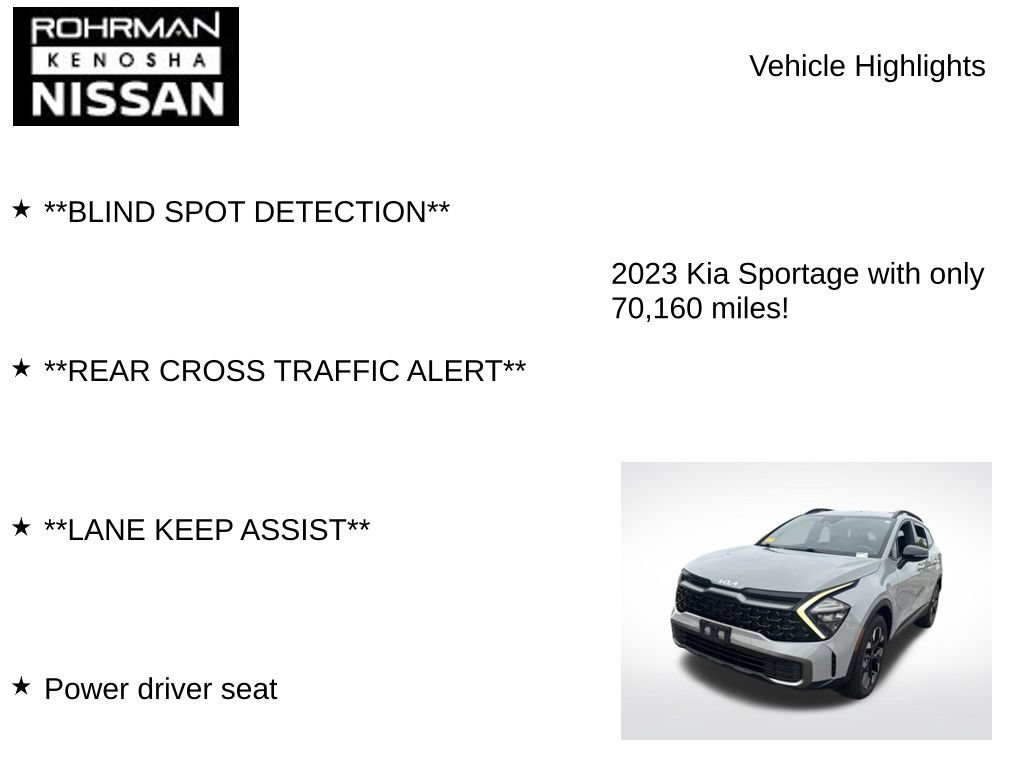 Used 2023 Kia Sportage X-Line AWD/4WD image 7