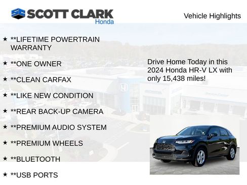 Used 2024 Honda HR-V LX image 11
