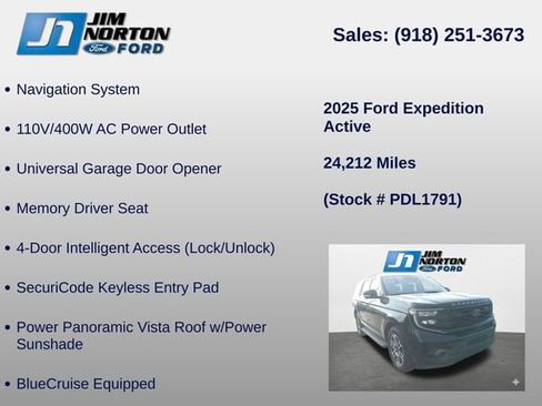 Used 2025 Ford Expedition Active AWD/4WD image 16